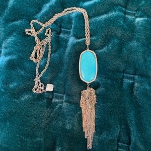 Kendra Scott Rayne Gold Long Pendant Necklace
